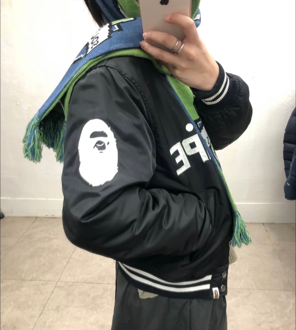 베이프 바시티 자켓, 스타디움, 팀자켓 상품이미지4