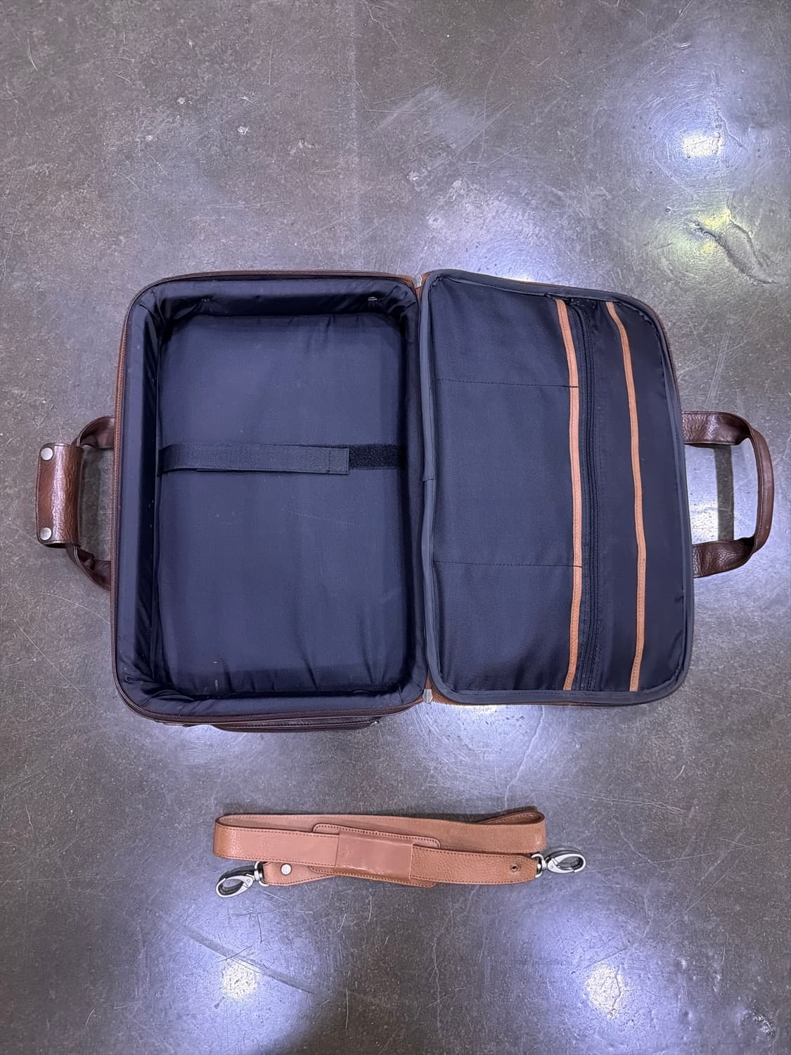 BOSCA 보스카 말가죽 빈티지 브라운 브리프케이스 서류가방 상품이미지8