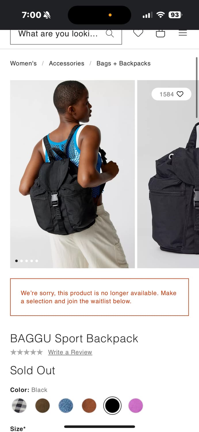 baggu sports backpack dove 상품이미지1