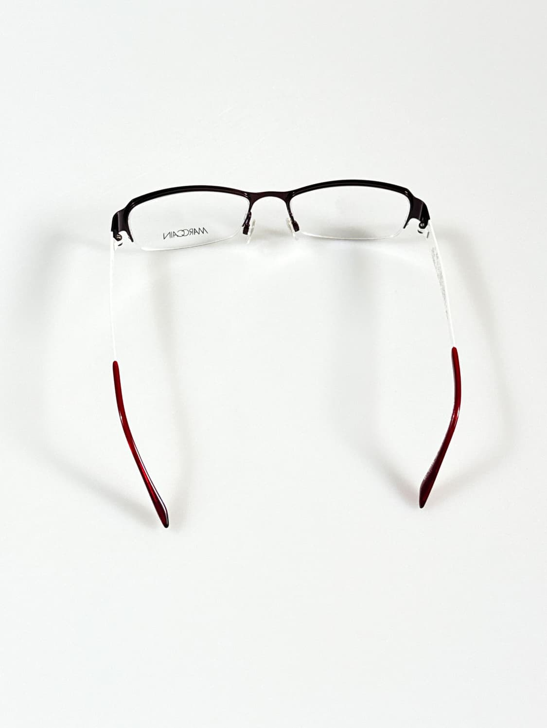 독일제 MARC CAIN 반무테 스퀘어 빈티지 안경 상품이미지6