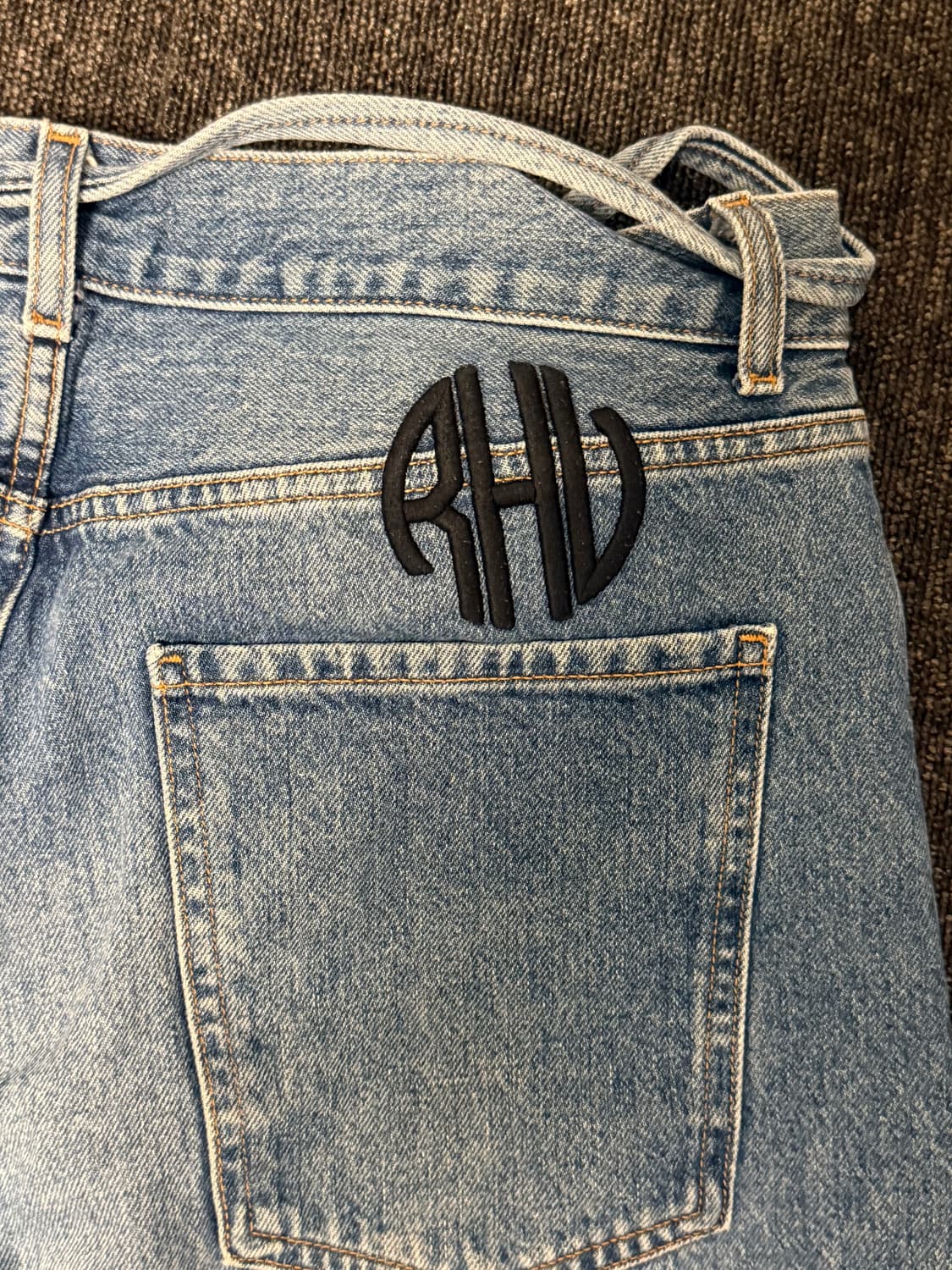 [L-XL] 자라 x 루이지 배기 진 미디움 블루 상품이미지5