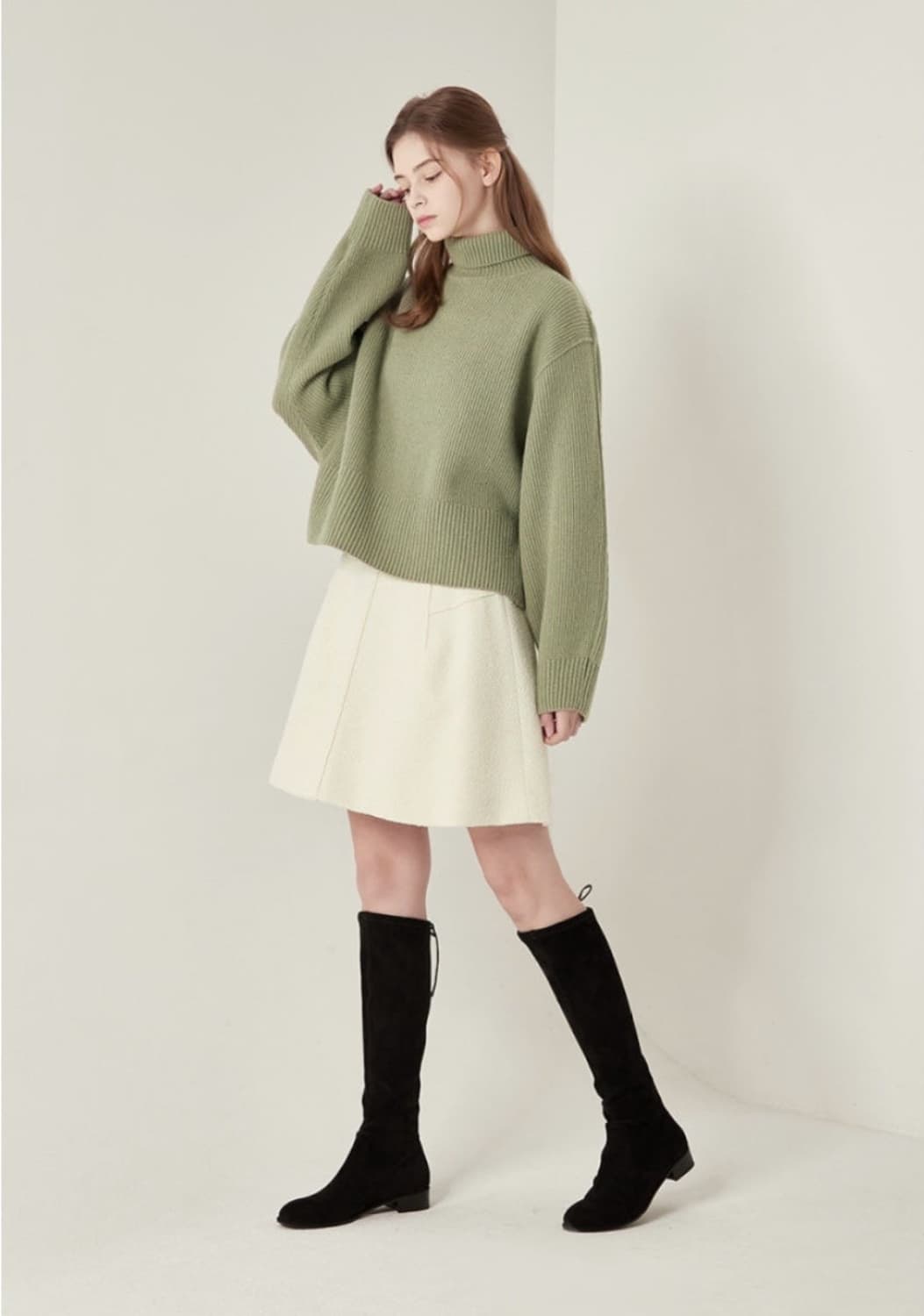 한섬 SJSJ  2021 터틀넥  울 니트 스웨터 F사이즈 상품이미지1