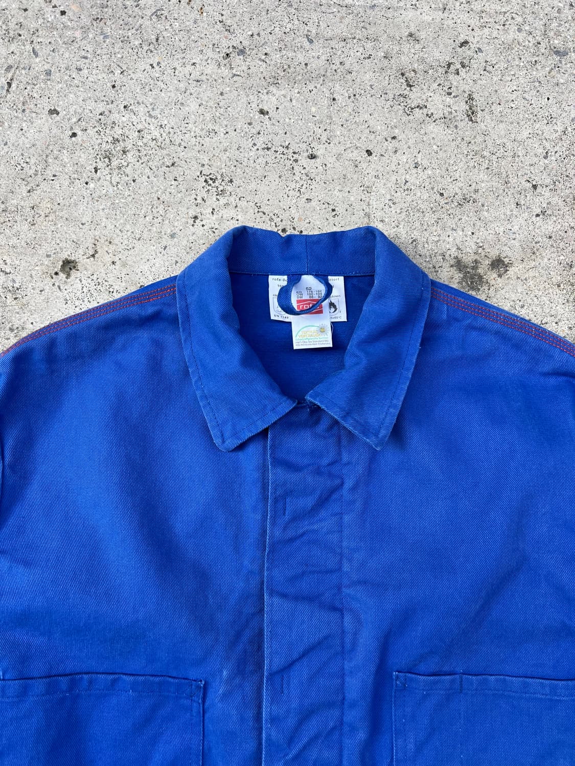 OLD EURO ROFA WASHED BLUE 빈티지프렌치워크자켓 상품이미지7