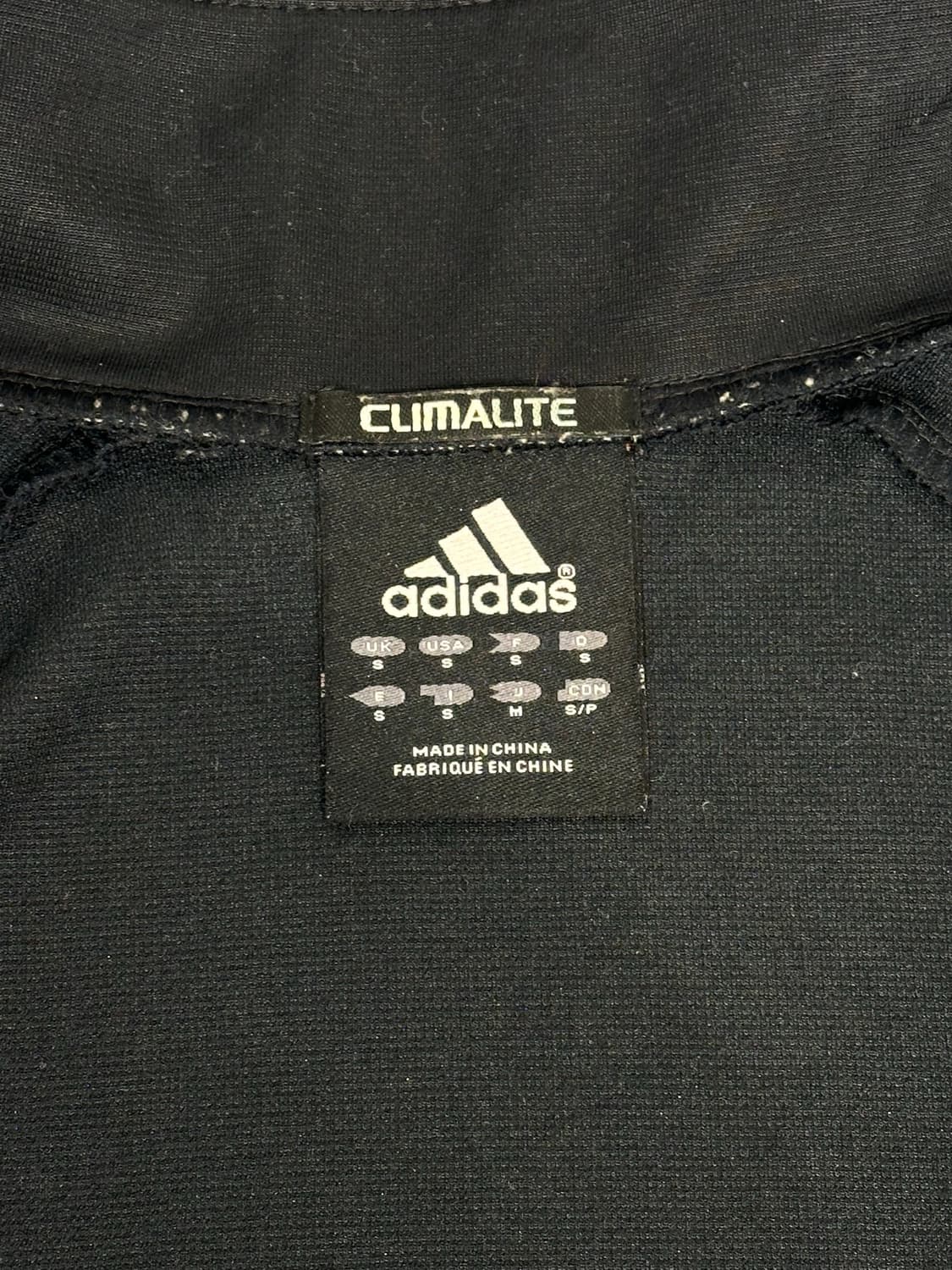 아디다스 블랙 그레이 삼선 트랙탑 져지 M 상품이미지7