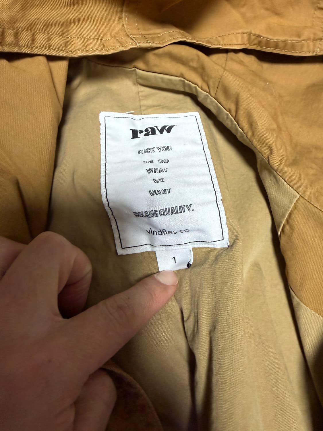 블라인드파일즈 밀스팩 파카 1사이즈 팝니다. 상품이미지5