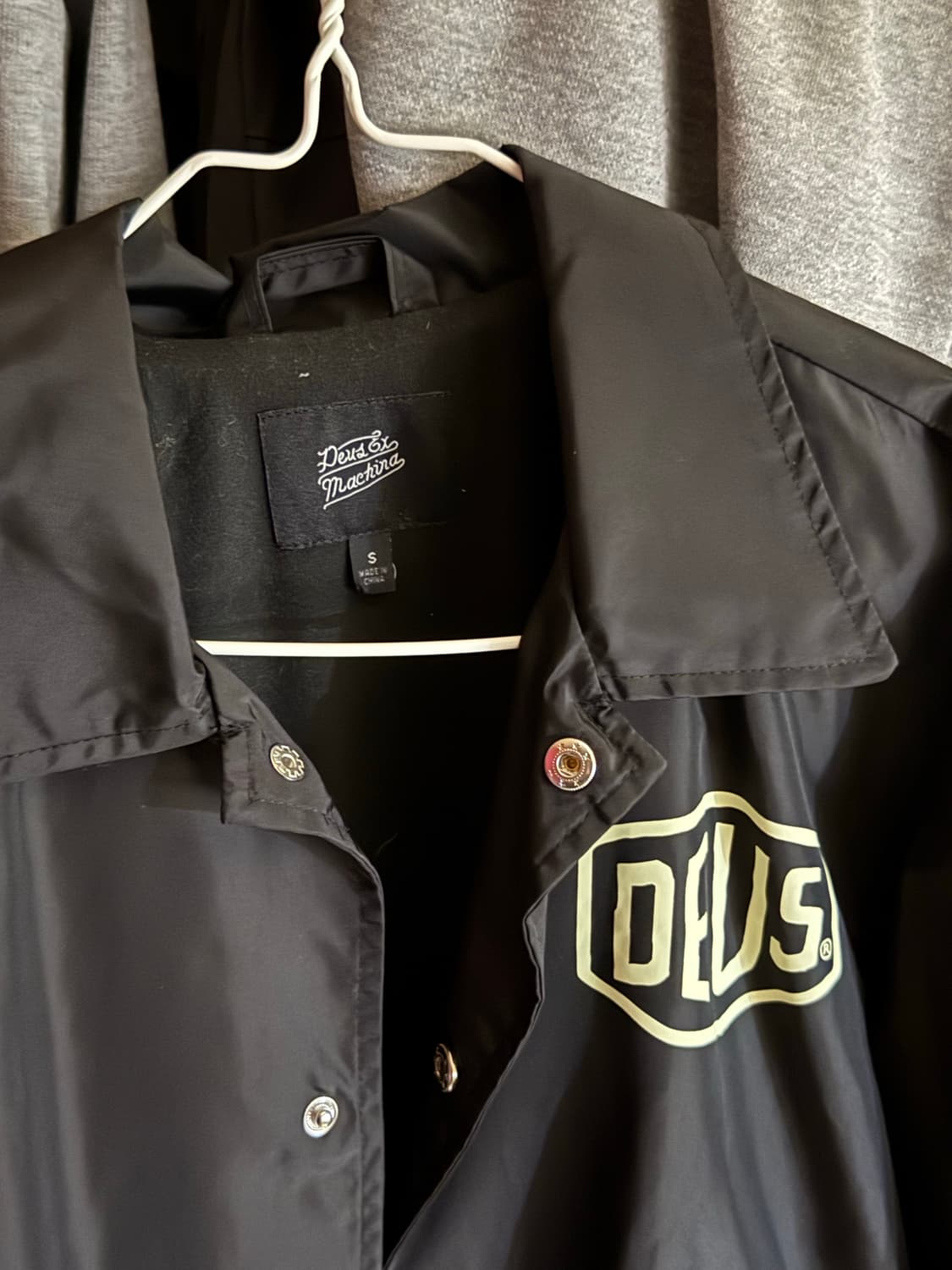 데우스엑스마키나 서울 코치 자켓 블랙 s 상품이미지3