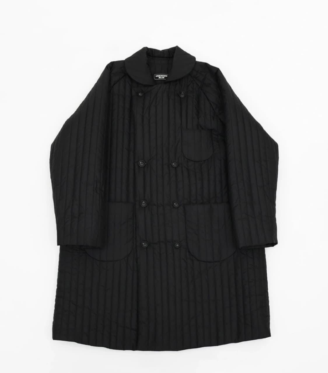 리리스토어 언노운블루 paper padding coat 블랙 상품이미지1