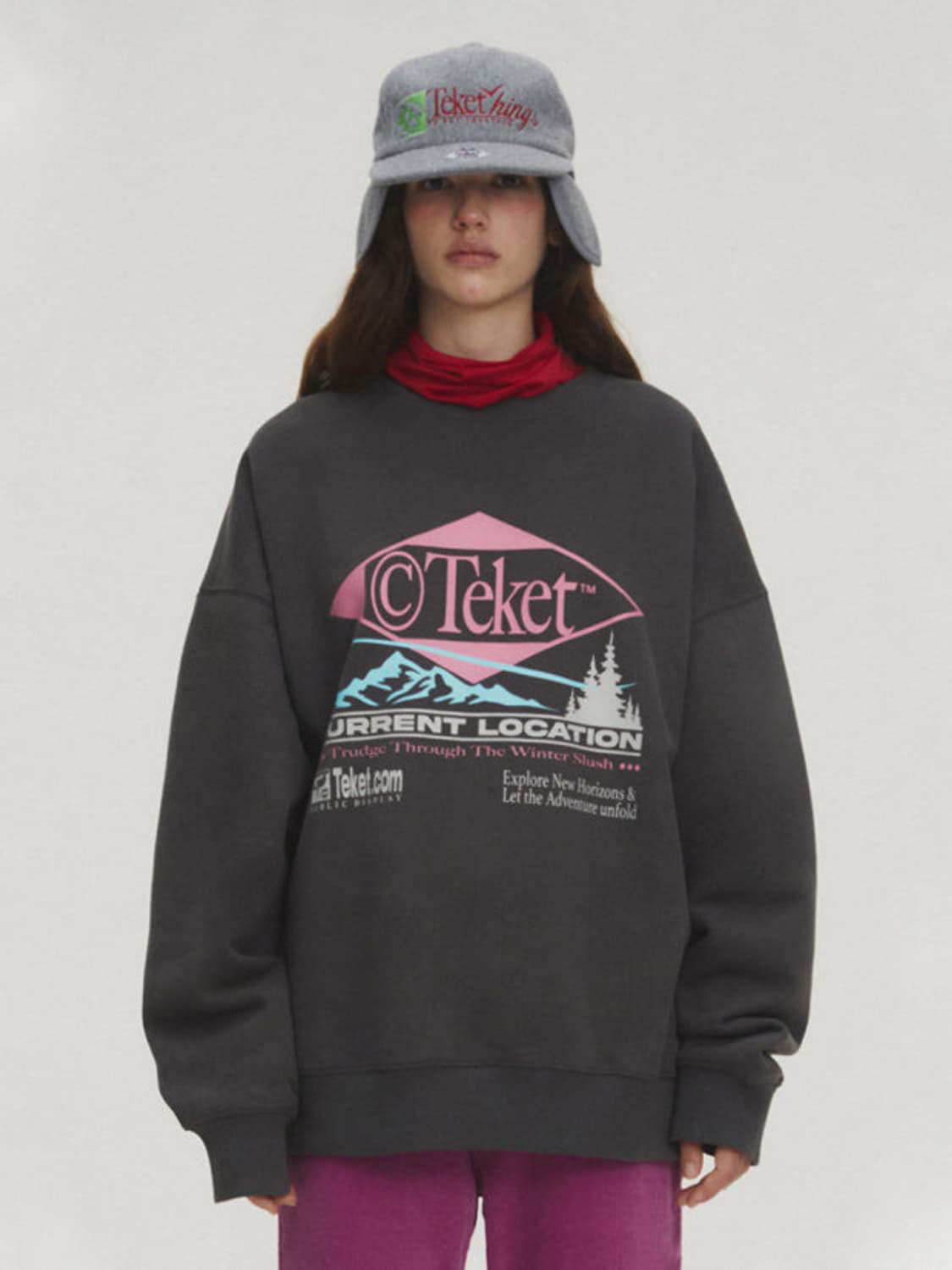 테켓 맨투맨 M 사이즈 상품이미지1