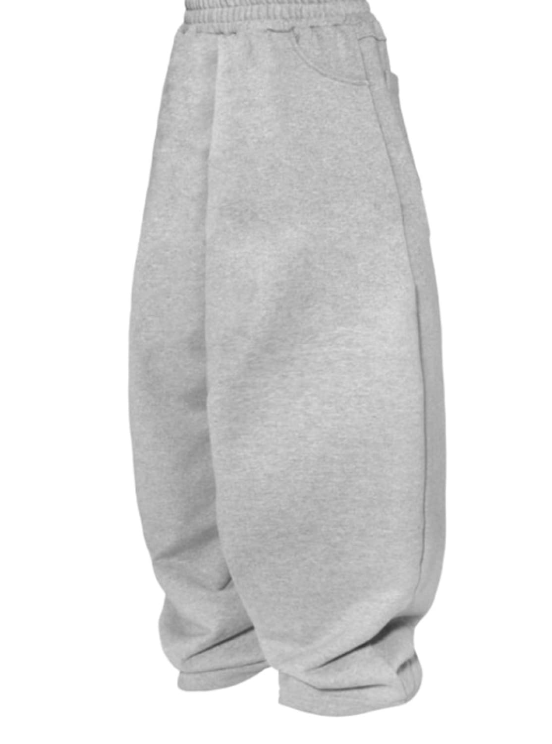 엠제이디 에브리데이 헤비 스웨트 배기 팬츠 멜란지 그레이 상품이미지1