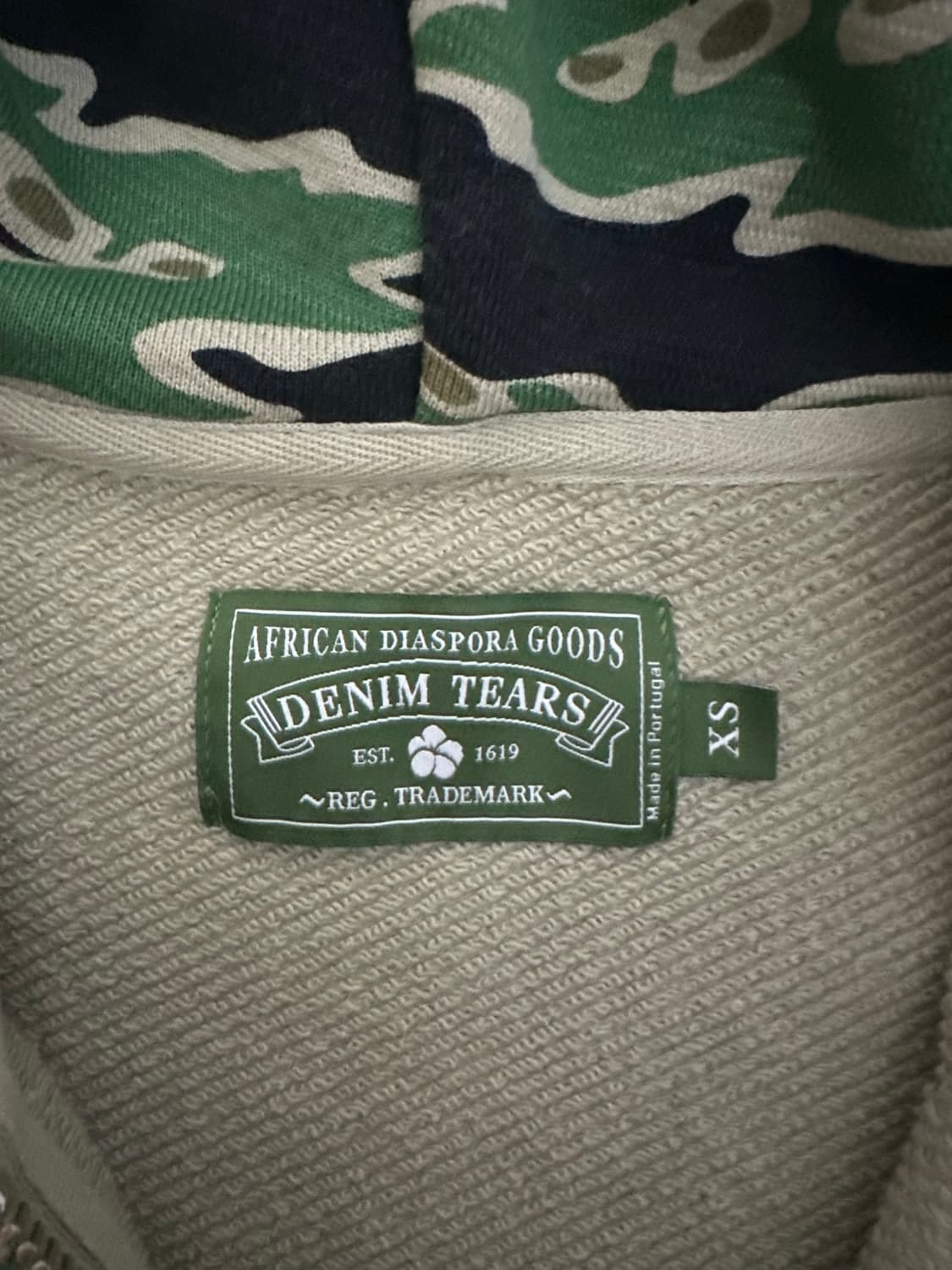 데님티어스 카모 후드집업 상품이미지2