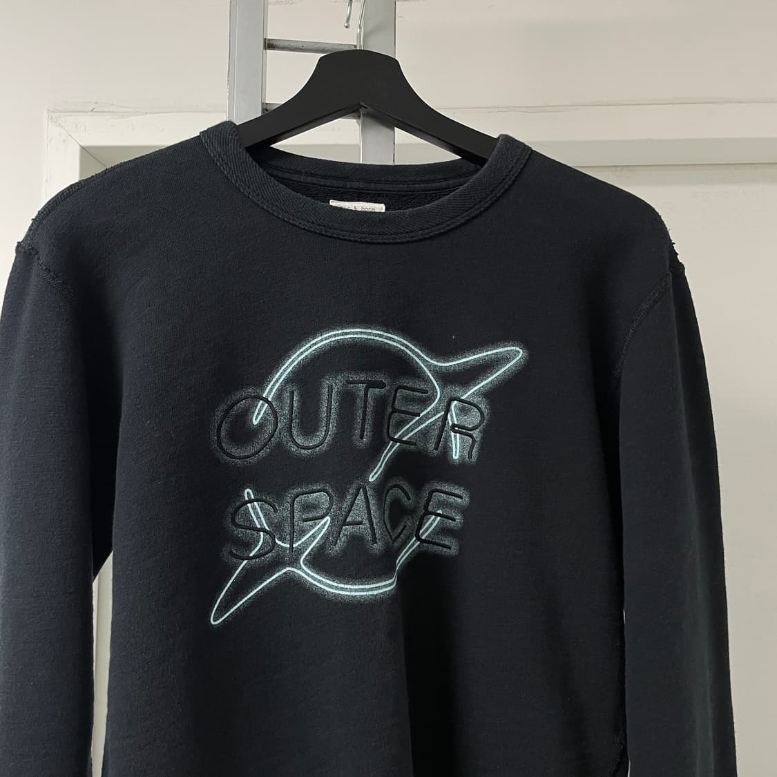 랙앤본 블랙 맨투맨 S(W) 상품이미지2