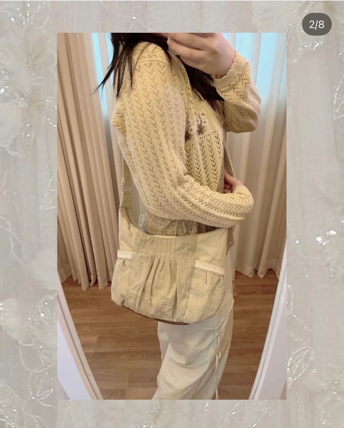 빈티지 메로나 모리 크로스백 3can4on 상품이미지5