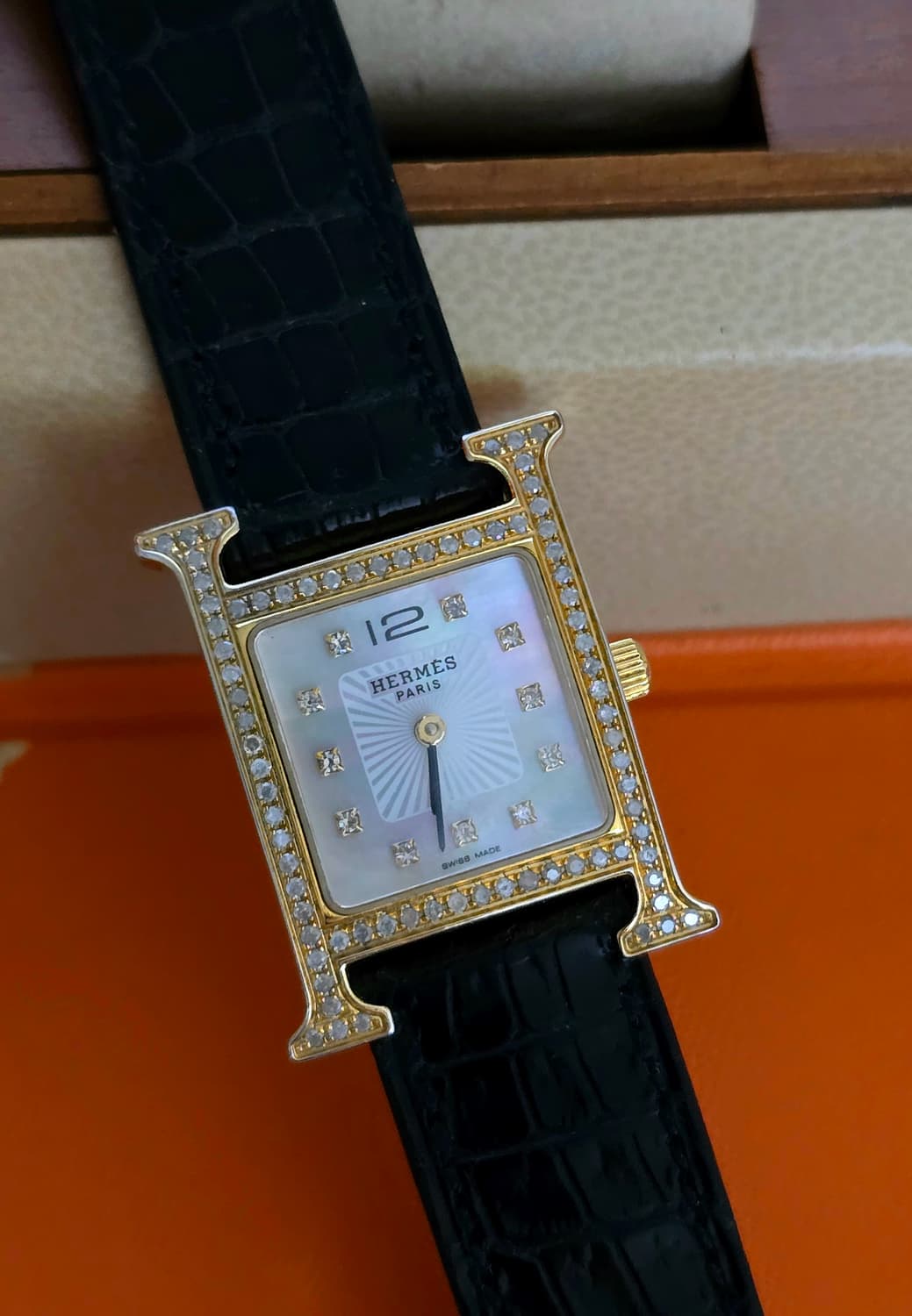 에르메스h아워 HH1.201 디이아시계 정품 여성용 상품이미지3