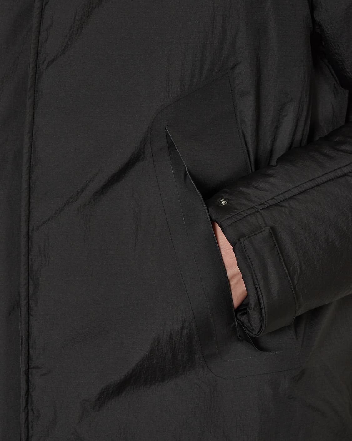 Roa 카 코트 블랙 상품이미지5