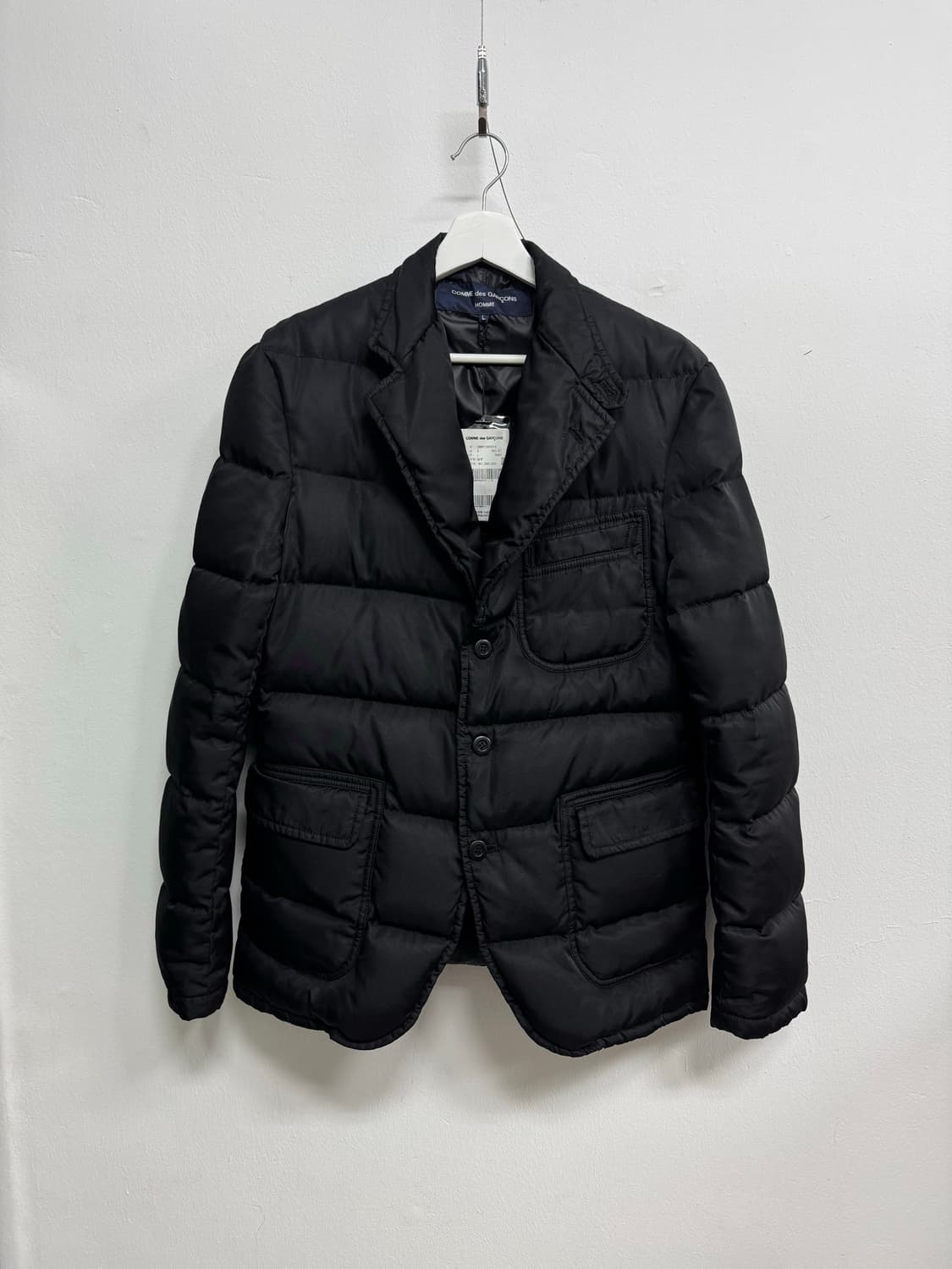 꼼데가르송 옴므 쓰리버튼 패딩 자켓 L 상품이미지1