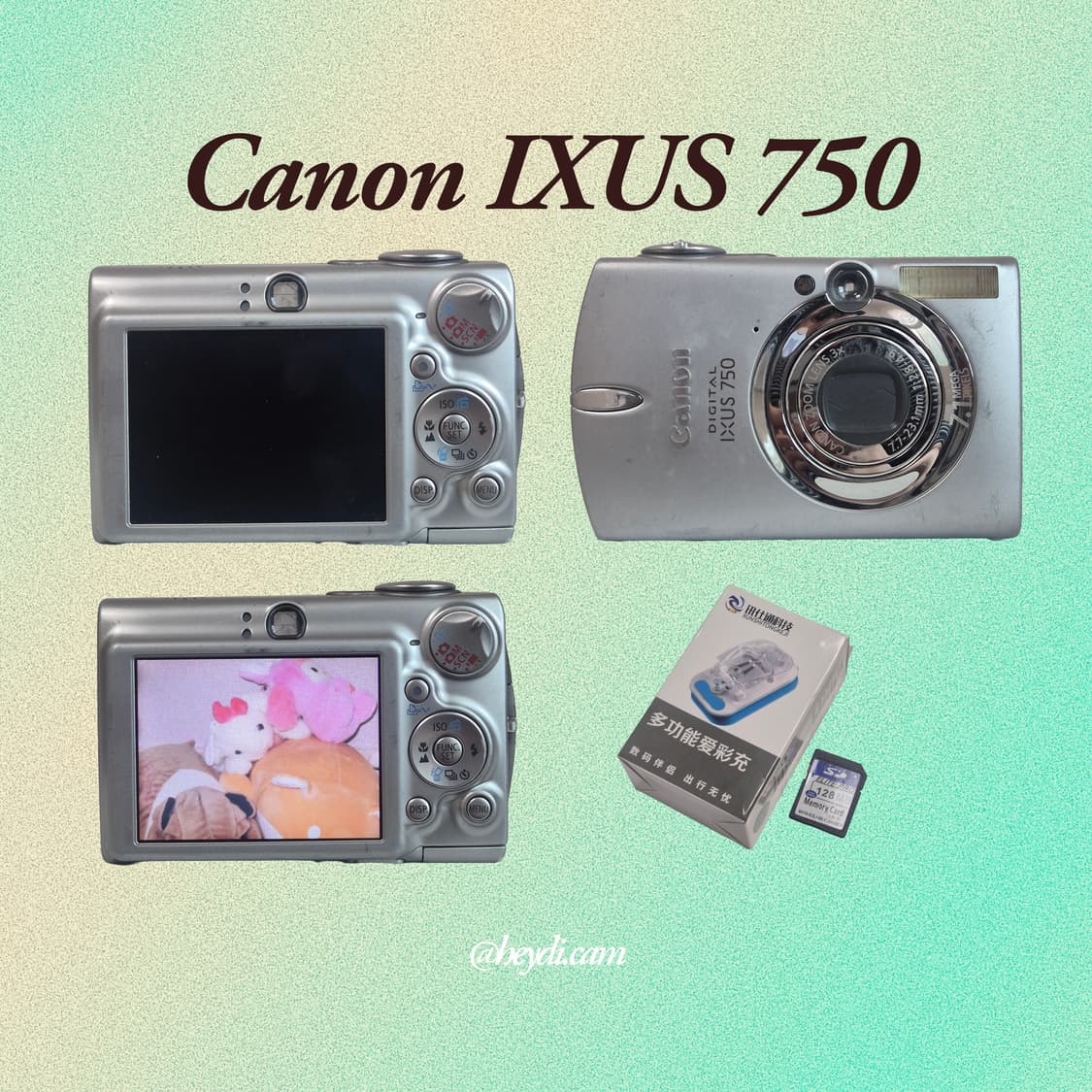 (아일릿 원희) 캐논 ixus750 IXY700 실버 상품이미지2
