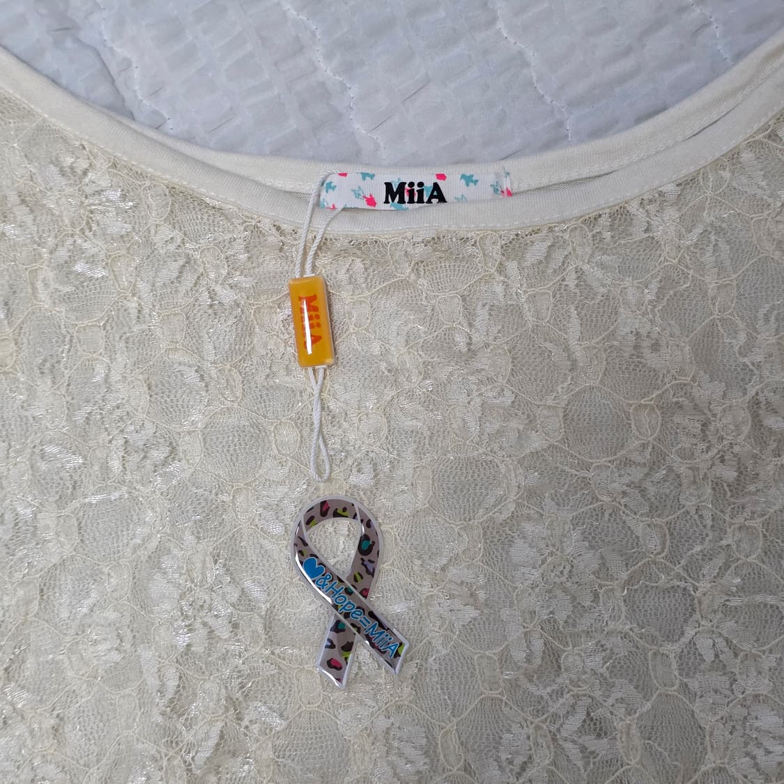 일본빈티지 니트 레이스 시스루 모리걸 라떼갸루 반팔블라우스 상품이미지4