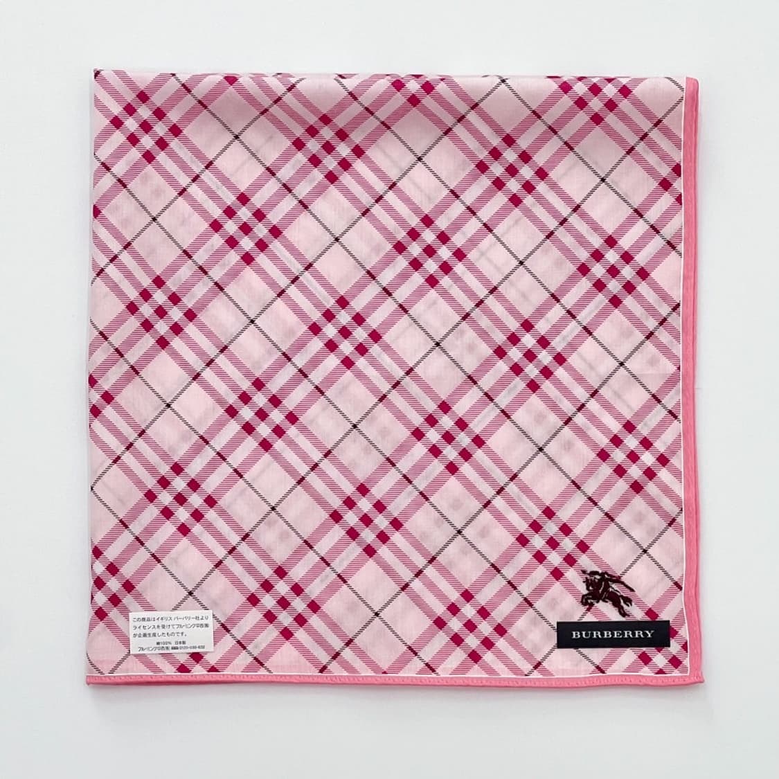 (새상품) burberry/ 버버리 쁘띠스카프 손수건 상품이미지5