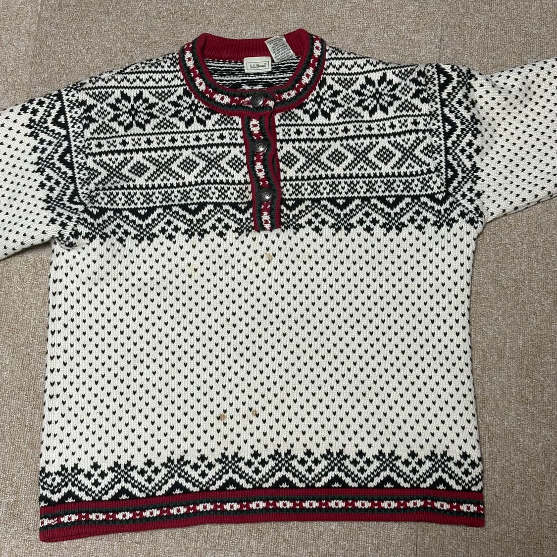 90‘s 엘엘빈 티롤리안 스웨터 상품이미지3