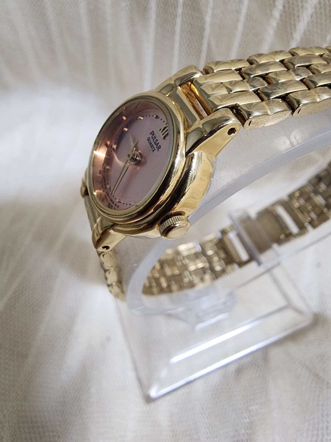Pulsar 펄사  쿼츠 금장 여성 시계 상품이미지5