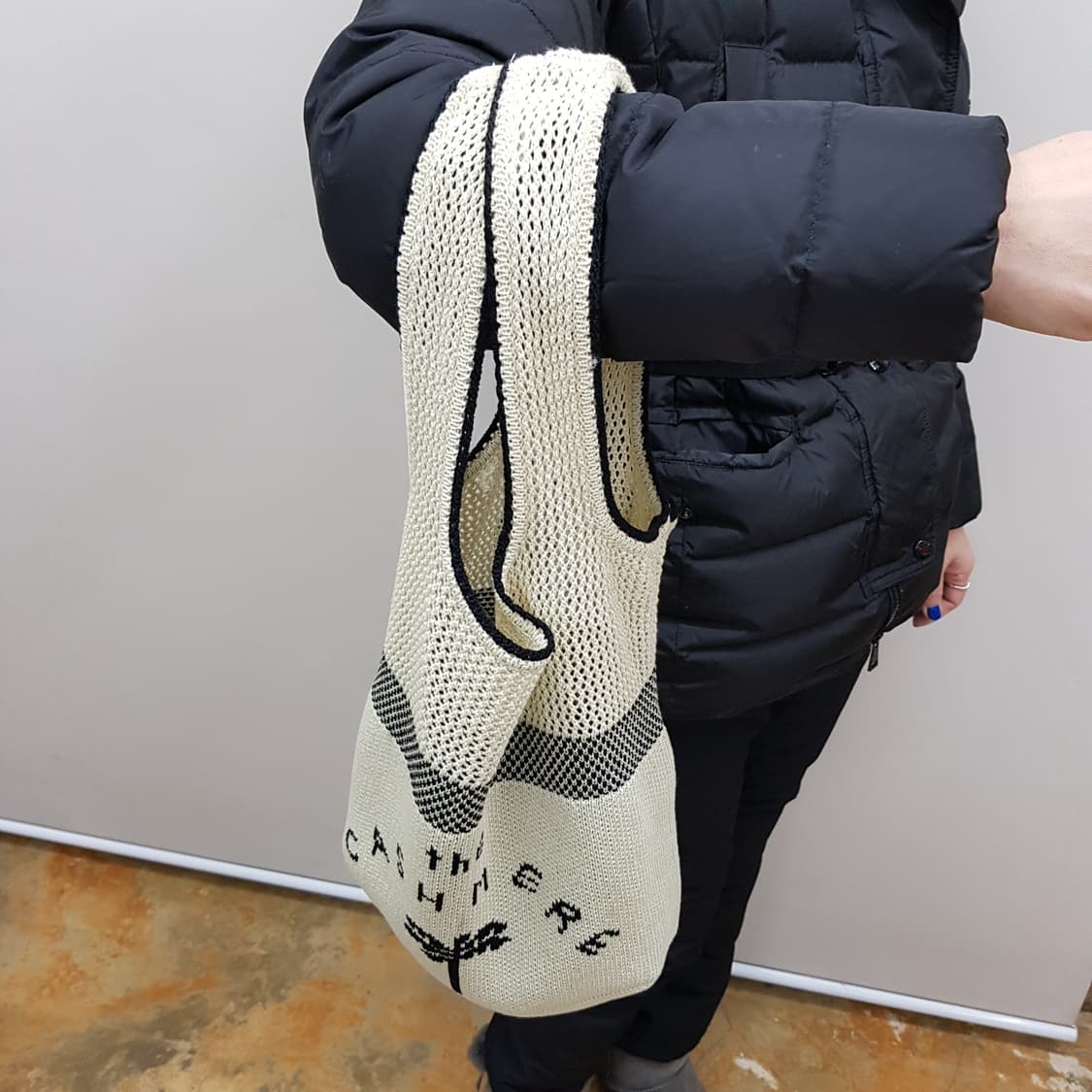 한섬 더캐시미어  2021 리조트 니트 숄더백 상품이미지4