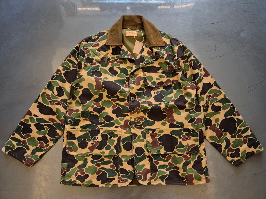 80s SAFTBAK 덕 카모 헌팅 자켓 상품이미지1