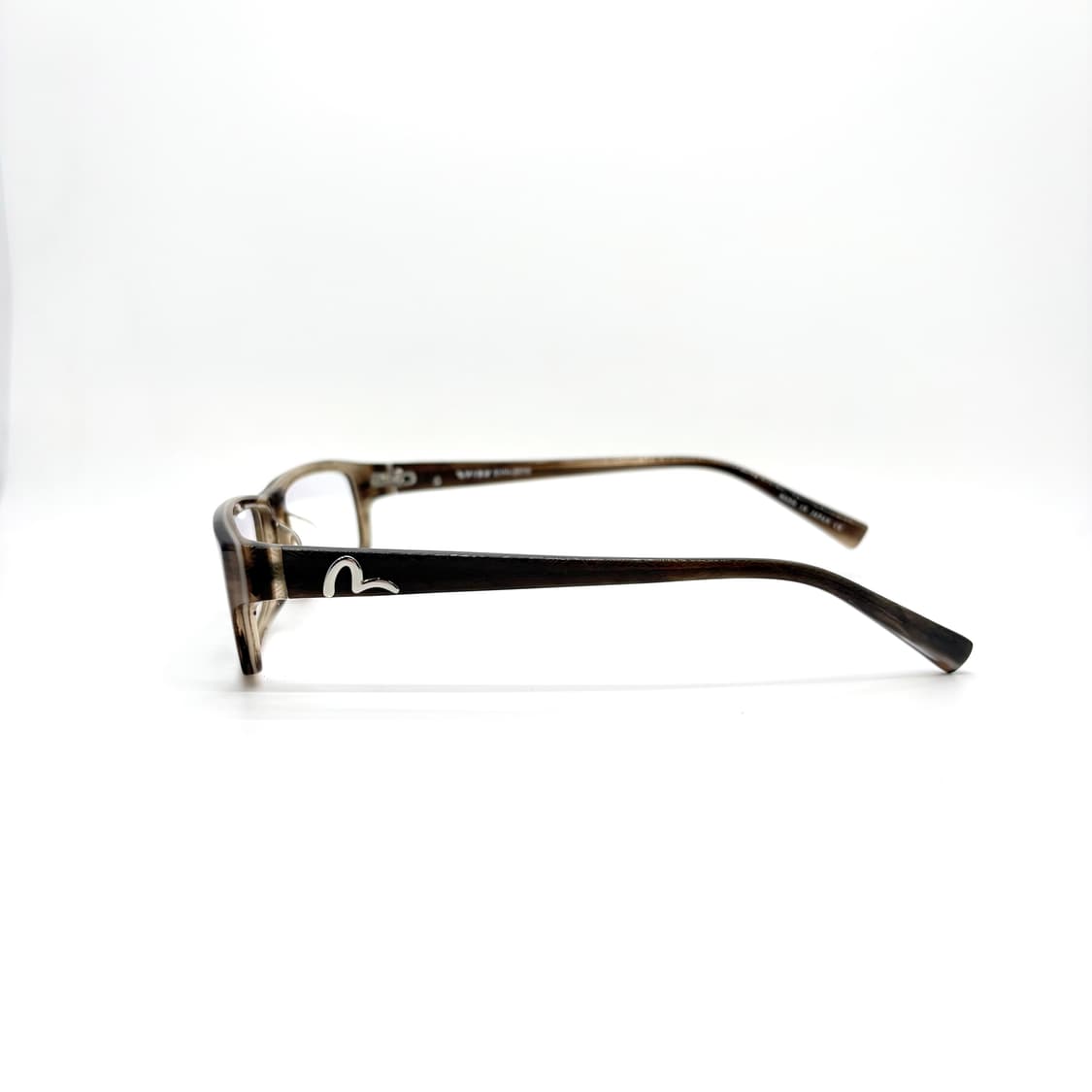 EVISU 에비수 라이트 브라운 스퀘어 뿔테 상품이미지4