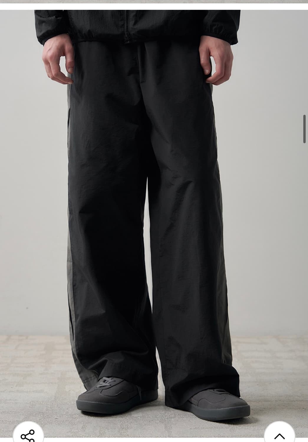 (L) 드로우핏 사이드 브리치 트랙 팬츠 [BLACK] 판매 상품이미지4