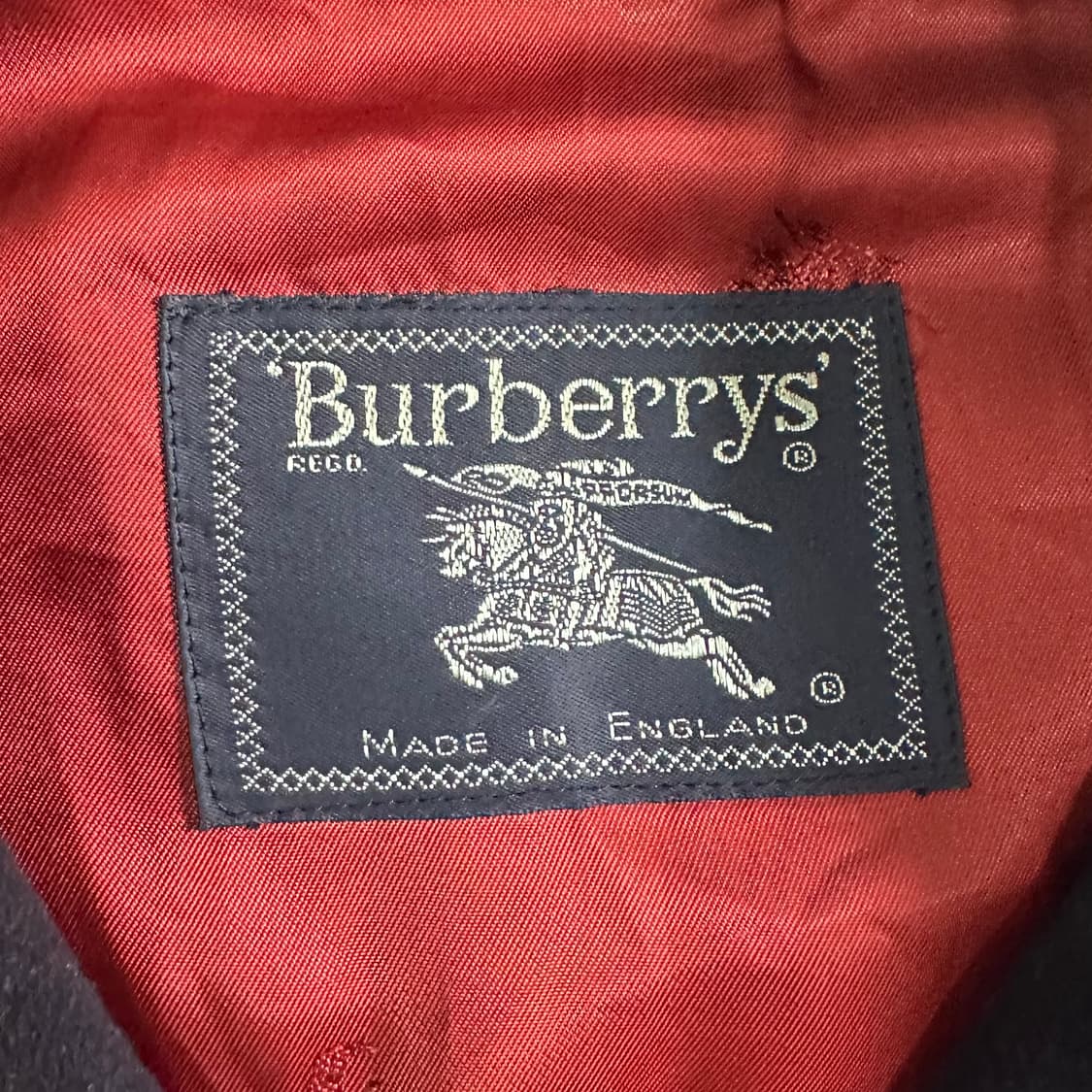 90s 버버리 울 블루종 자켓 상품이미지5