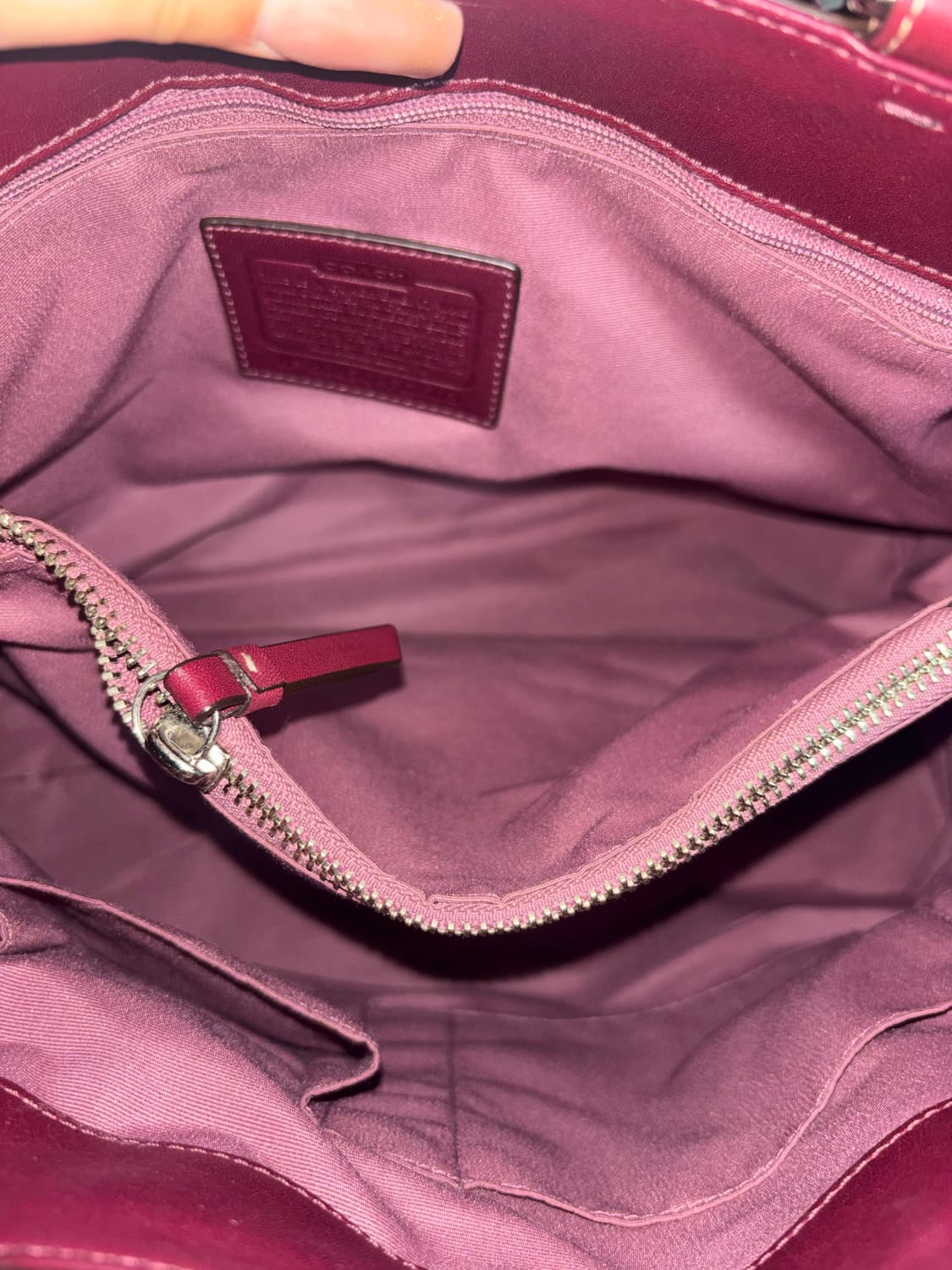 Coach vintage burgundy bag 상품이미지4