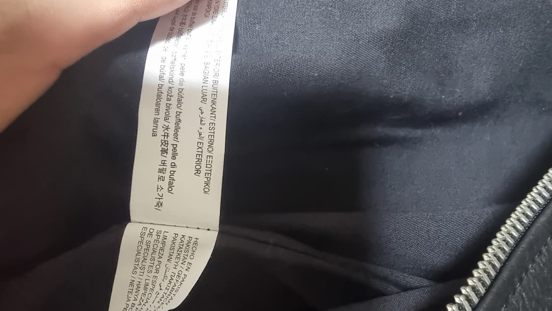 자라 블랙 레더 봄버 자켓 L 새상품 상품이미지9