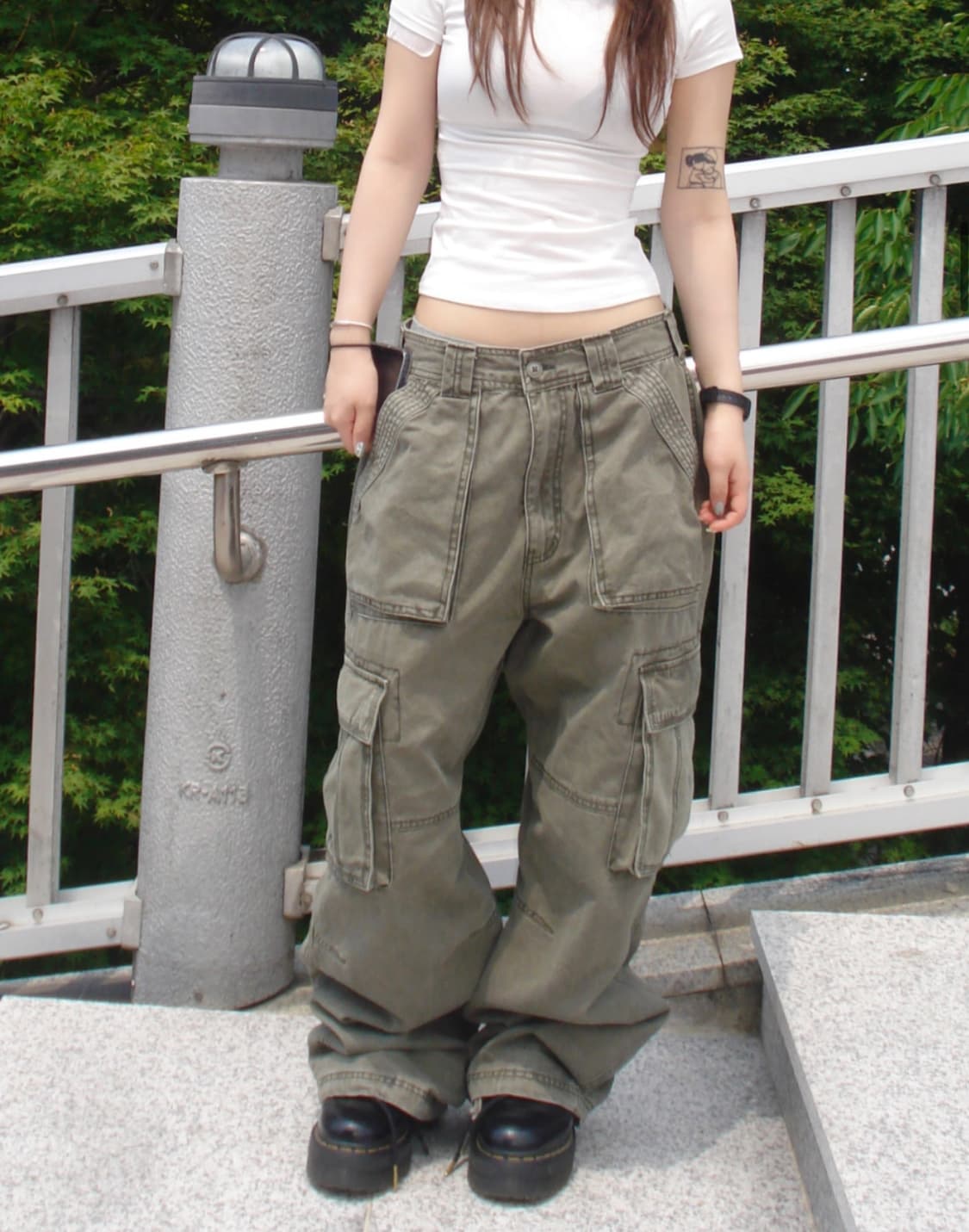 아워캐비넷 move washing cargo pants 상품이미지4