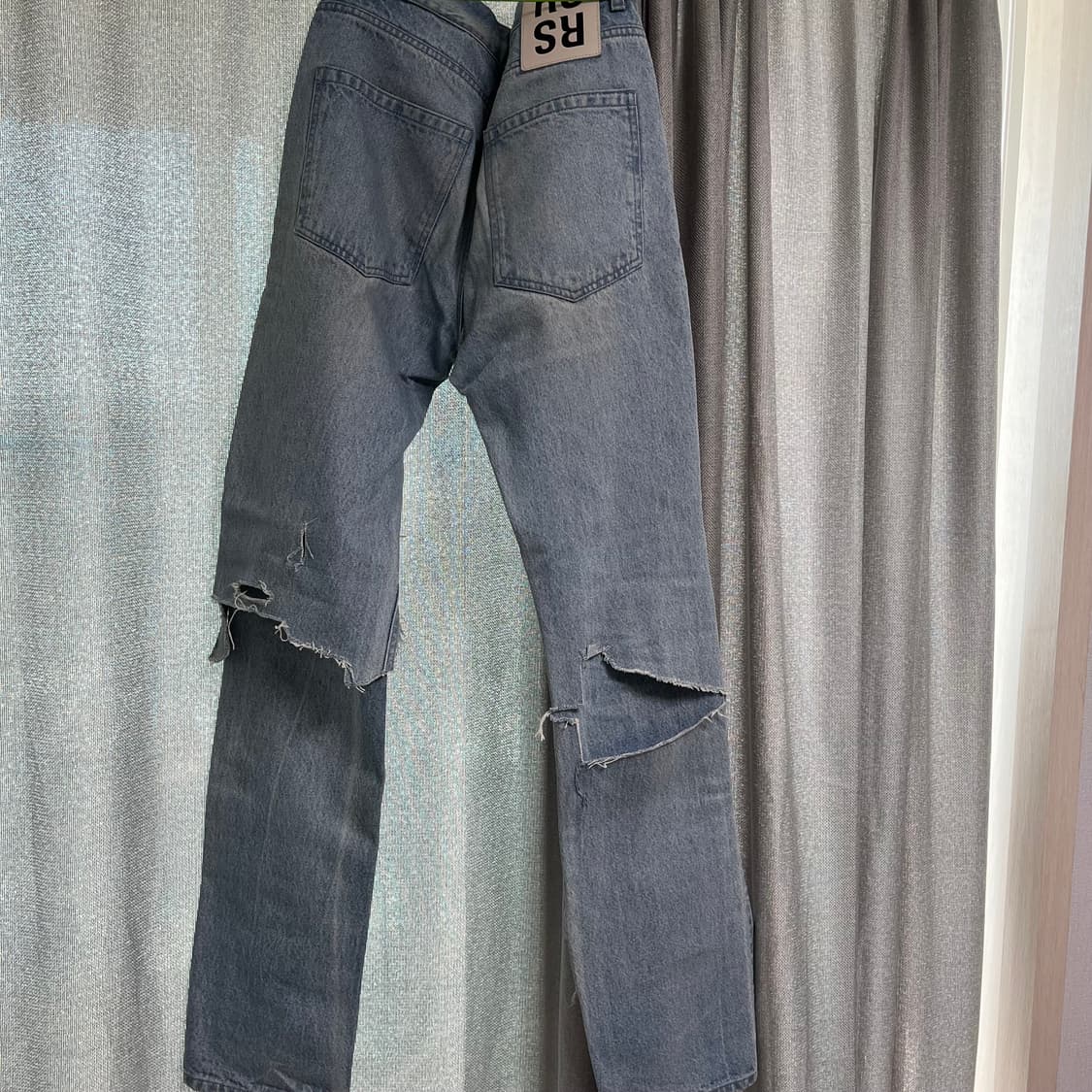 라프시몬스 디스트로이드 데님 진 상품이미지3