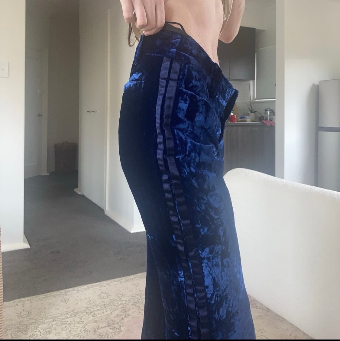 04FW Runway Velvet Tuxedo Trousers 상품이미지4