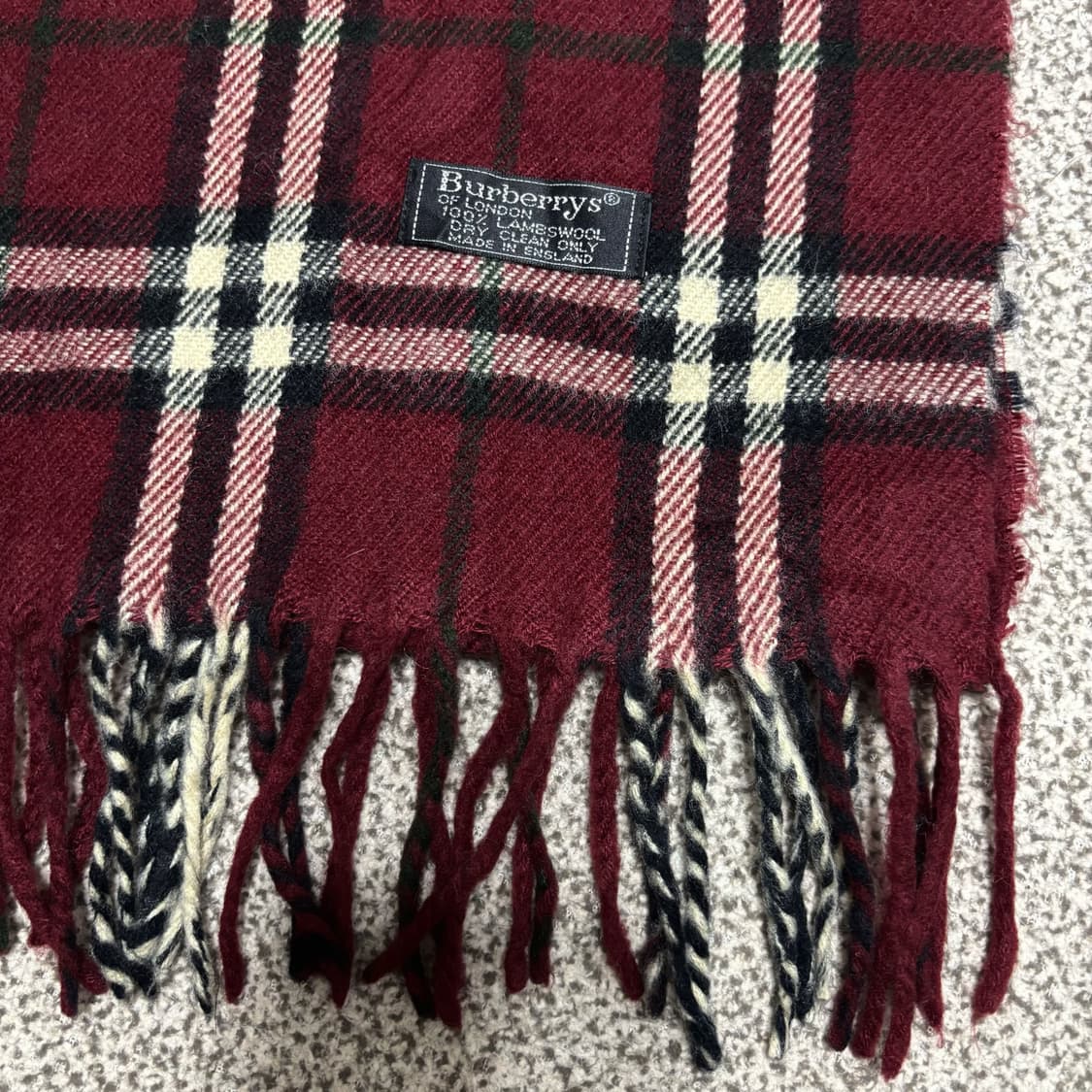 [택포,램스울100] 버버리 노바체크 울 머플러 목도리 [A] 상품이미지2