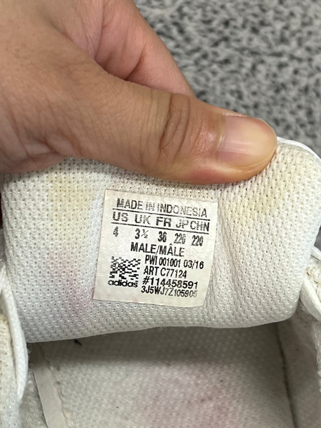 (220) 아디다스 슈퍼스타 파운데이션 흰검 상품이미지4