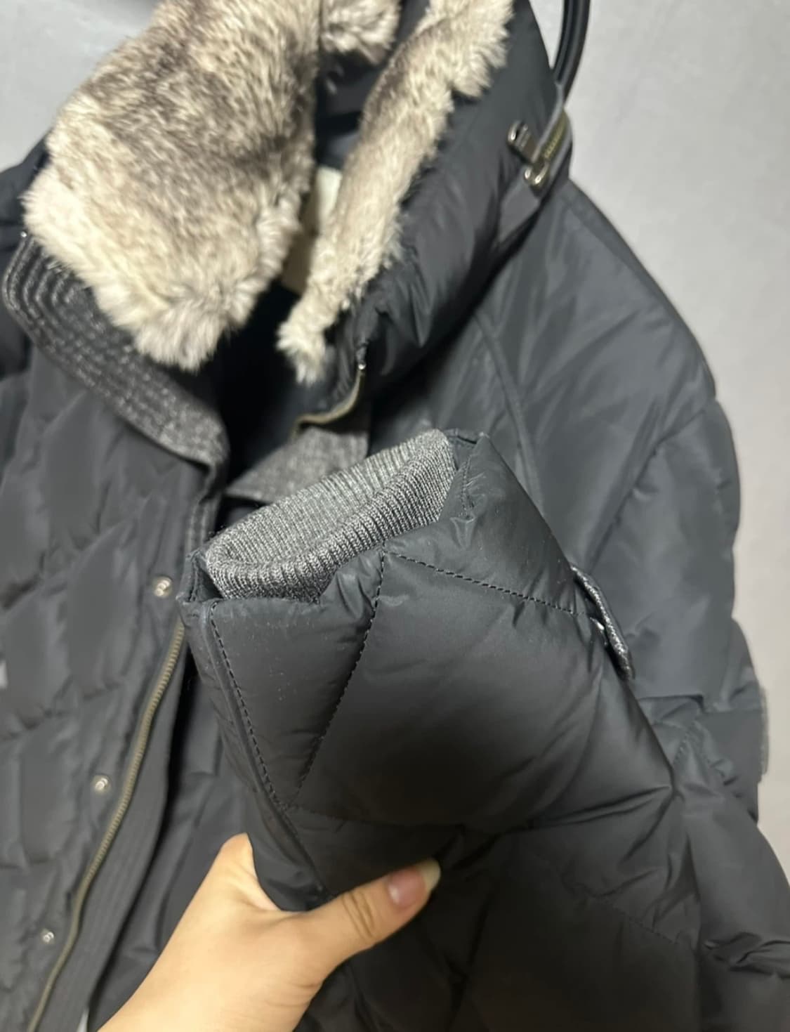 빈폴 남성 퀼팅 패딩 자켓 95 상품이미지4