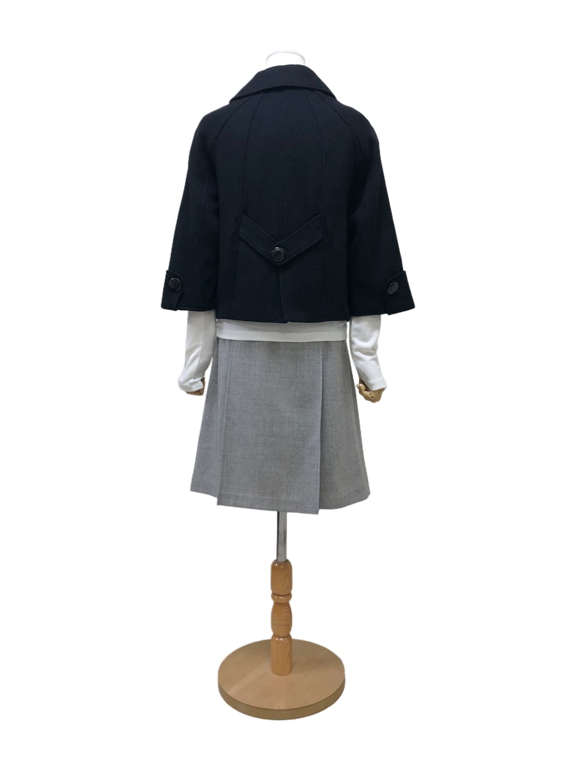 빈티지 블랙 숏 코트 상품이미지6