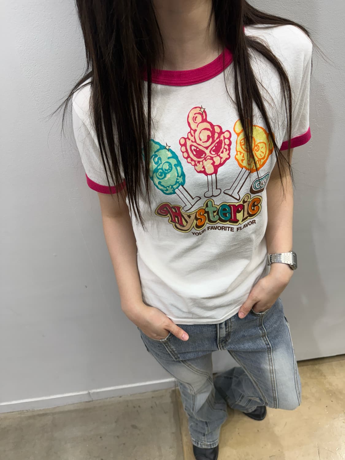 히스테릭 글래머 키치 히스 미니 티셔츠 상품이미지1