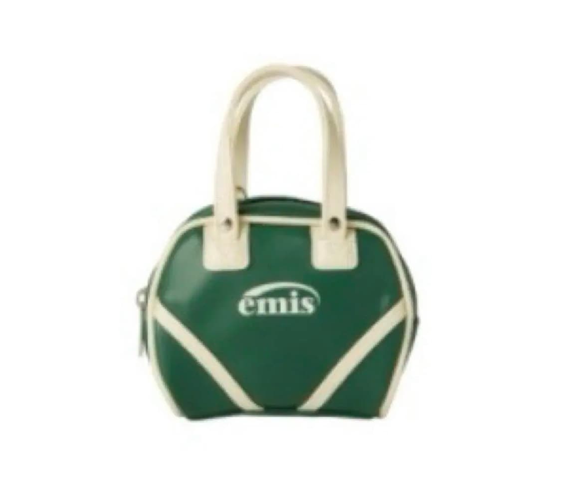 [새상품] emis(이미스) 빈티지 토트백 딥그린 판매 상품이미지1