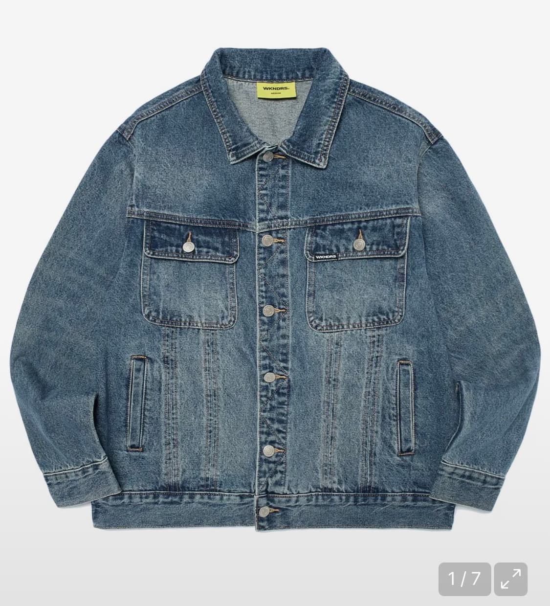 위캔더스 자켓 OPEN SEAM TRUCKER JK  상품이미지1