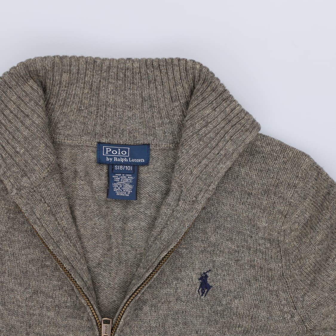 S 폴로 키즈 니트집업 0305H1 상품이미지3