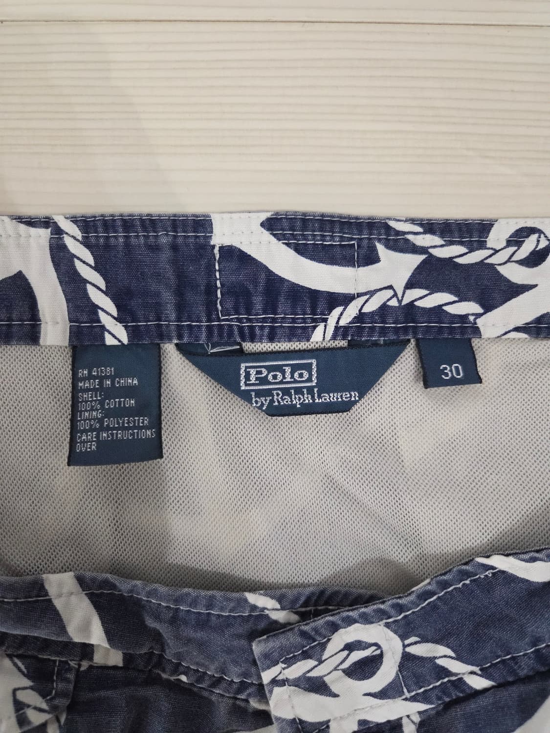 폴로 랄프로렌 앵커 패턴 스윔 팬츠 상품이미지5