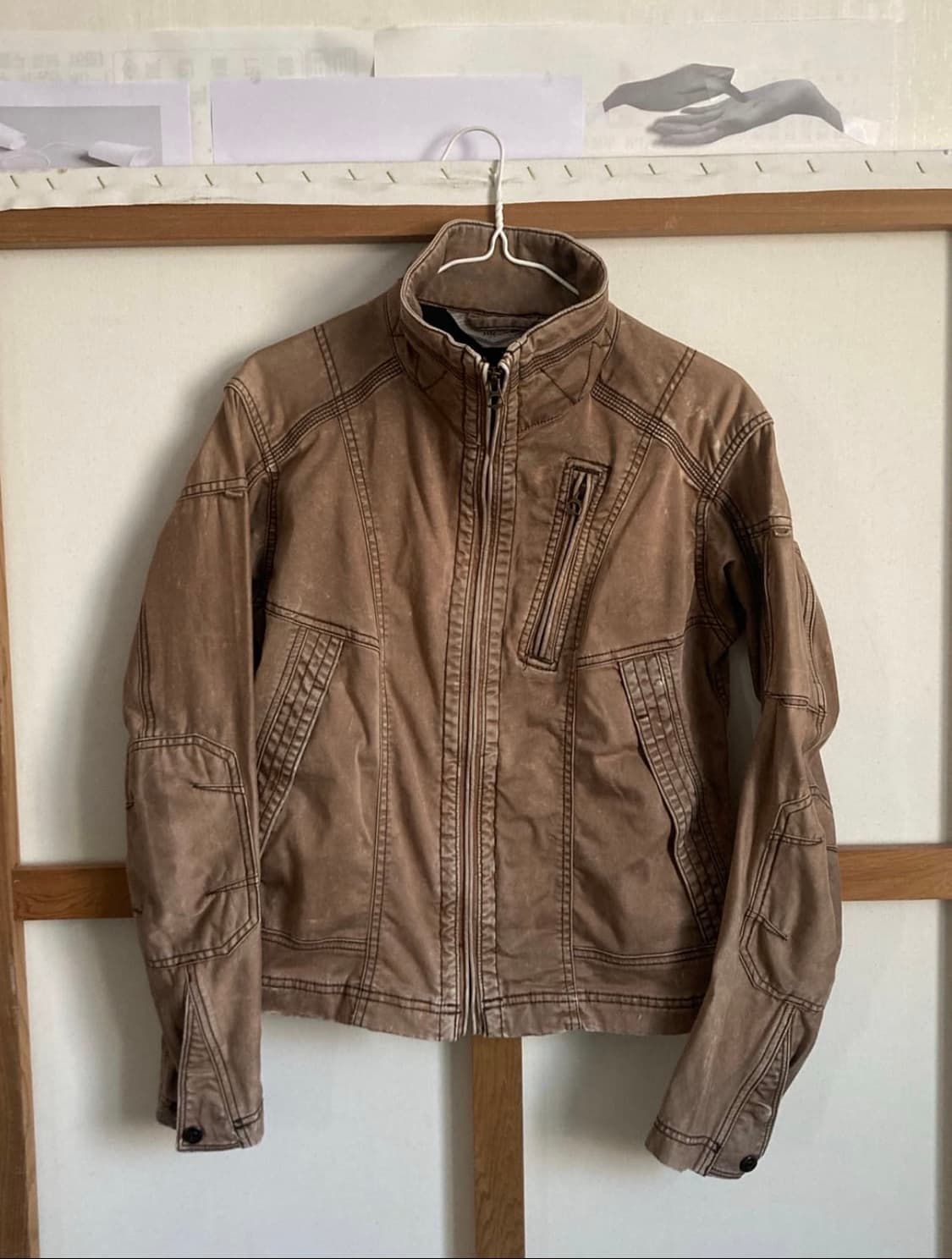 필드코어 x 넥스트워커즈 바이커 자켓 상품이미지1