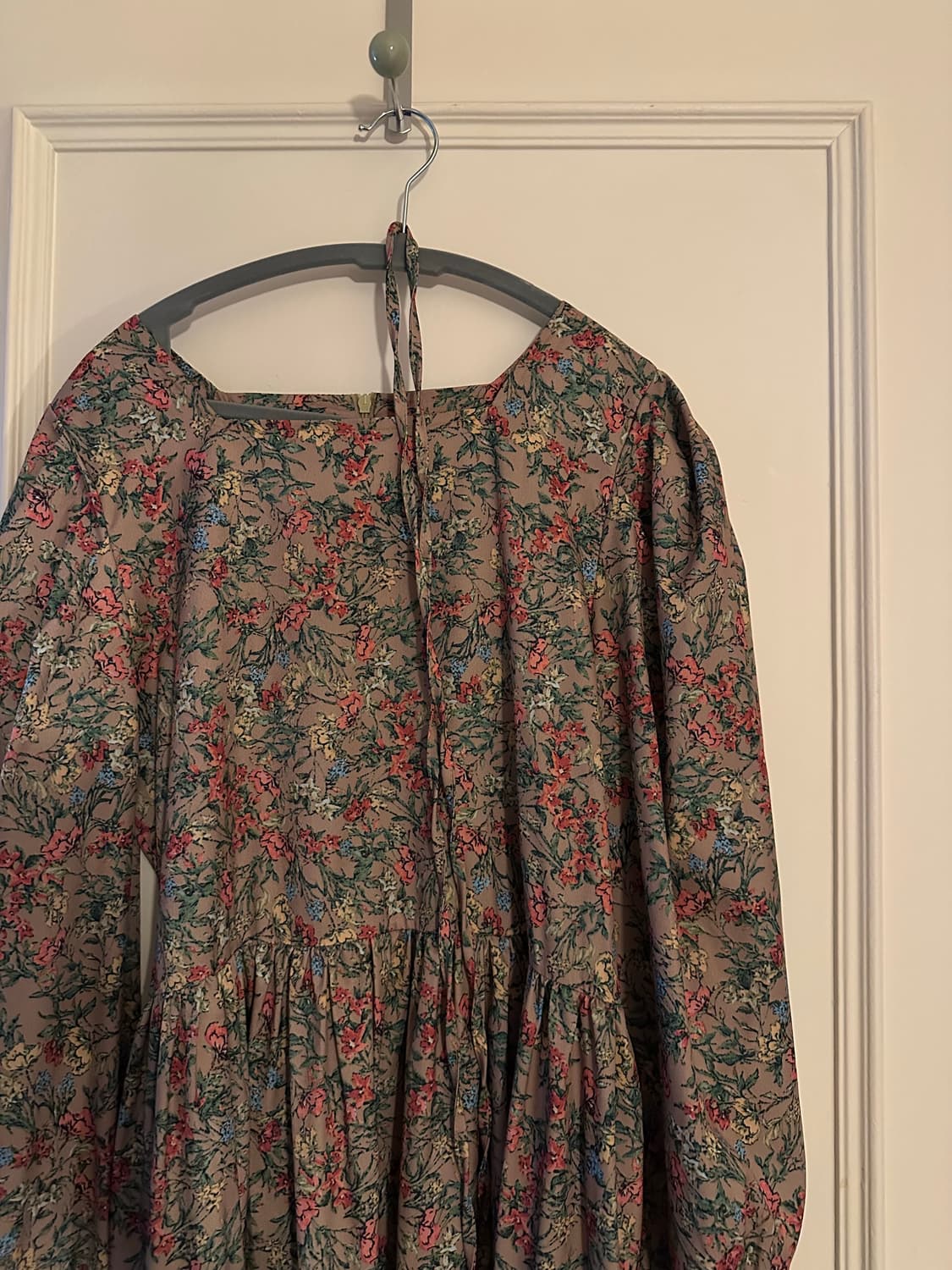 빈티지 플라워 롱 원피스 상품이미지1