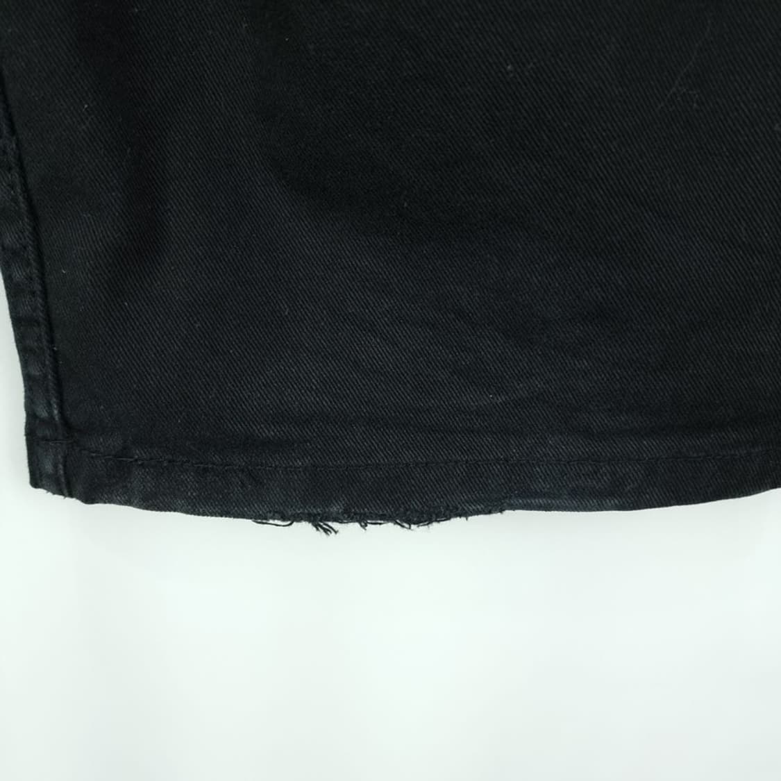 [예스아이씨] 벨티드 루주 테이퍼드 코튼 팬츠 블랙 M19196 상품이미지10