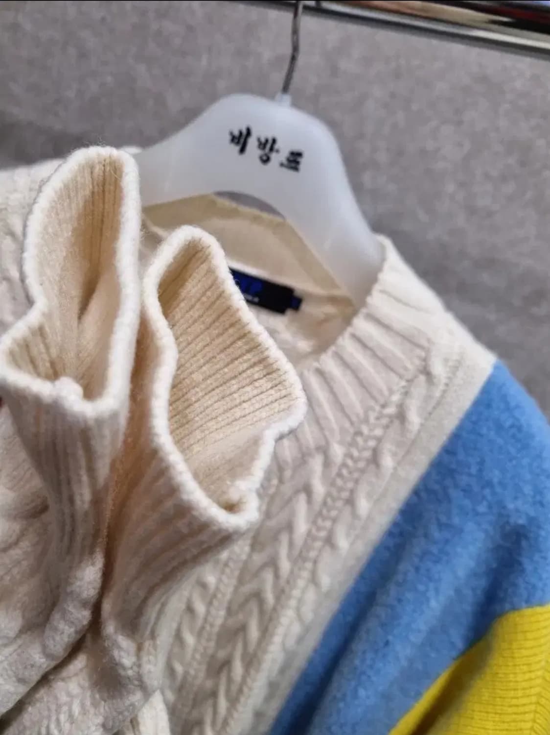 여성 55size SJYP 케이블 가디건 상품이미지3