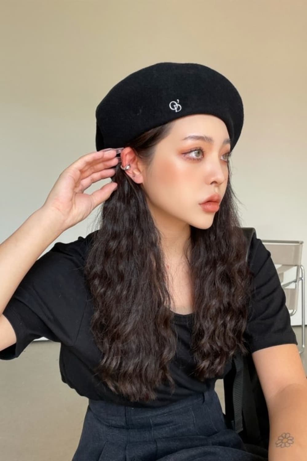 오도어 베레모 블랙 상품이미지1