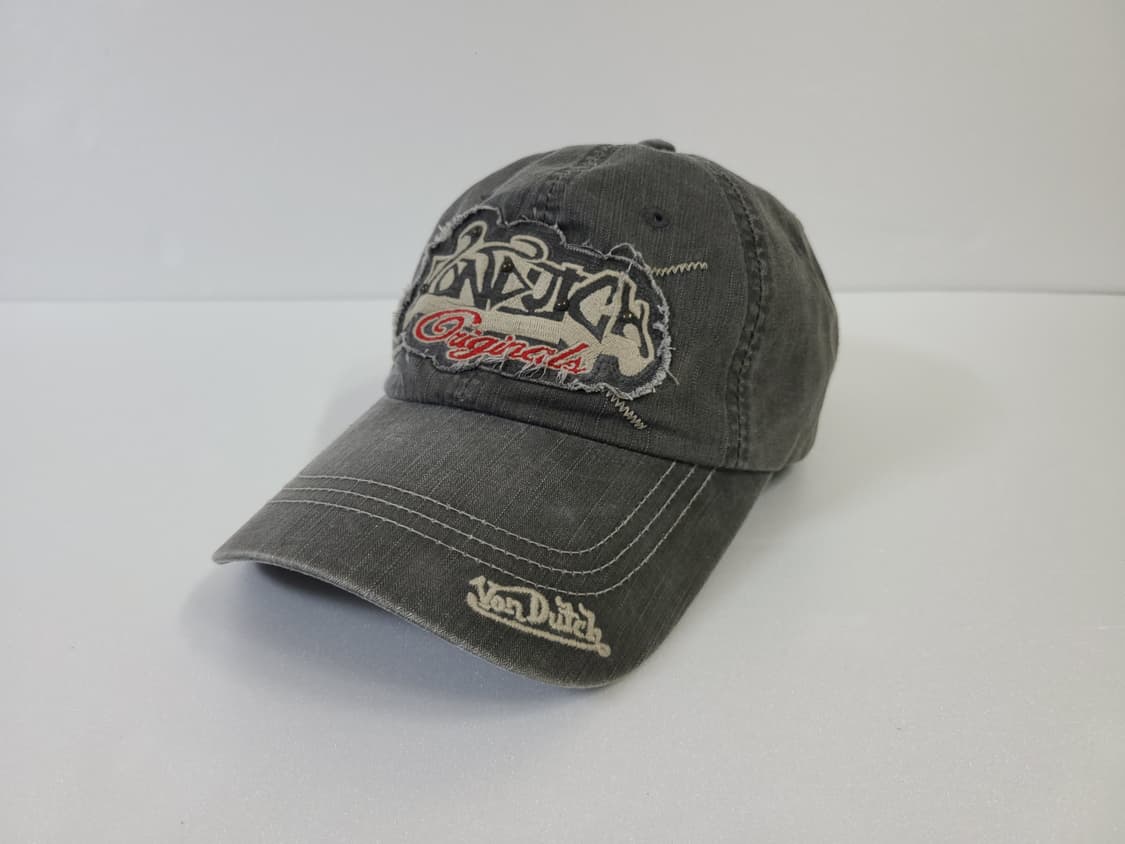 본더치 빈티지 그레이 워싱 모자 볼캡 상품이미지1