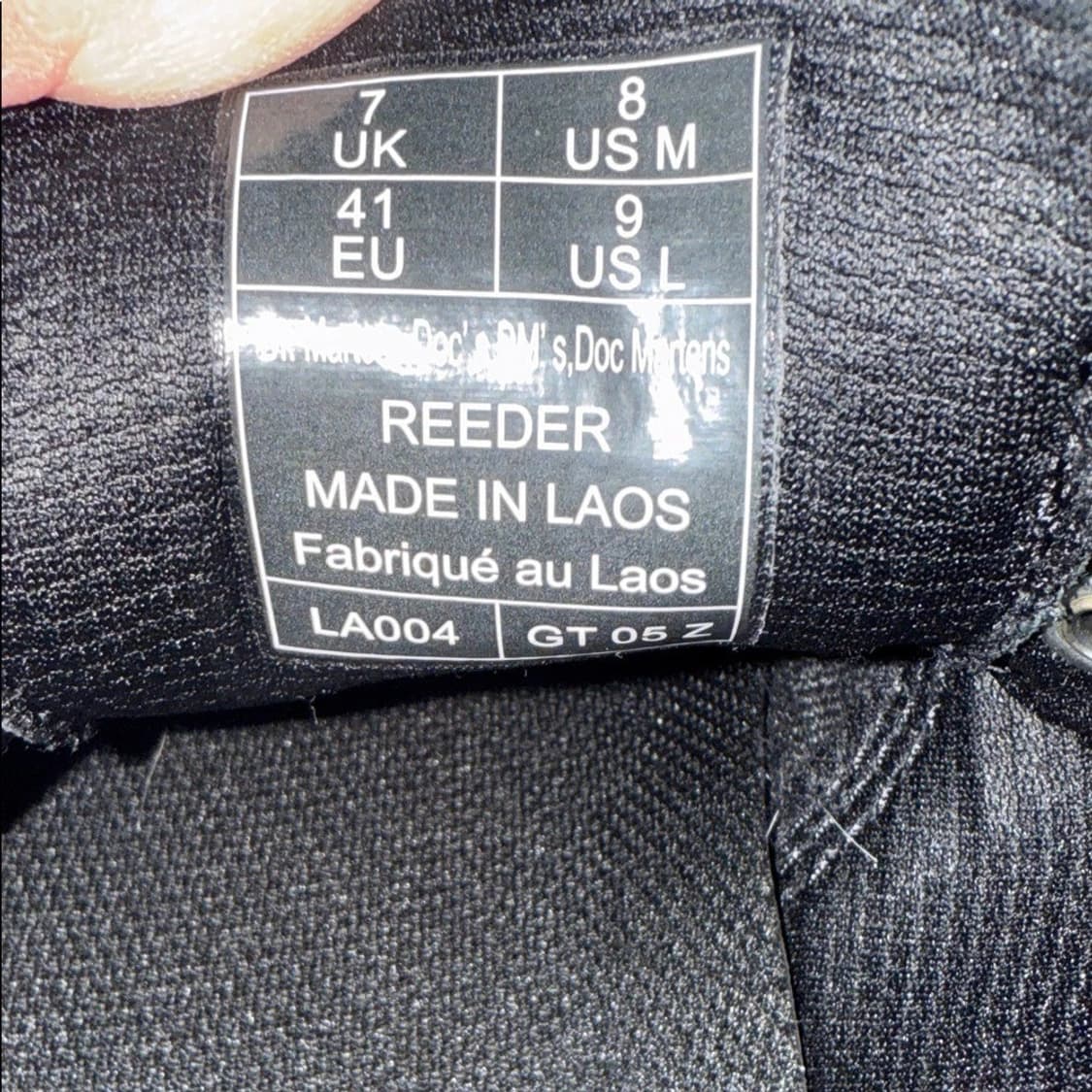 닥터마틴 리더 와이오밍 레더 유틸리티 슈즈 블랙 260 상품이미지6